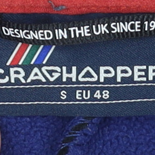 Craghoppers Men's Black & Red Fleece Full Zip Outdoor Jacket Size S