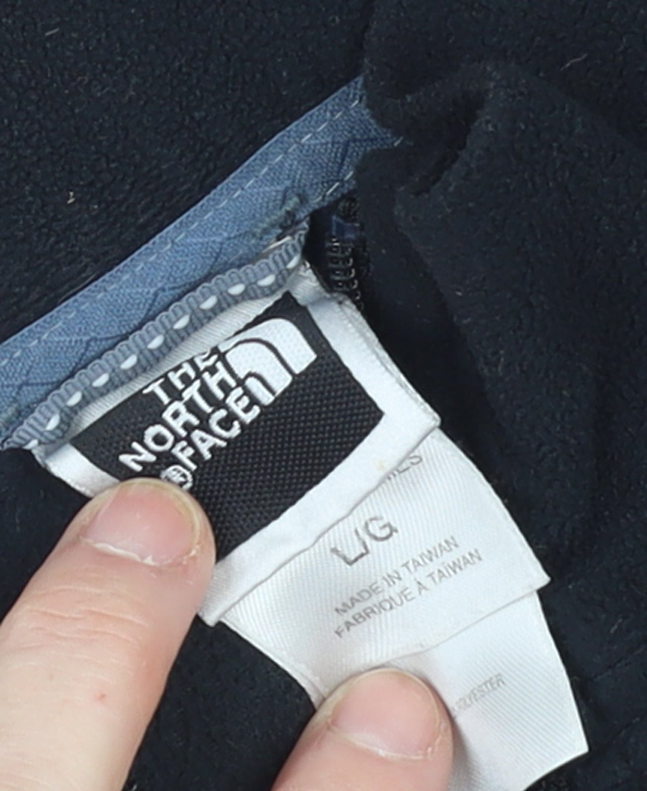 The North Face Women Black L Fleece 1/4 Zip Pullover Sweatshirt