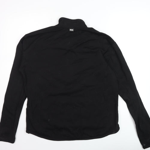 Helly Hansen Men's Black Fleece 1/4 Zip Pullover Sweatshirt L