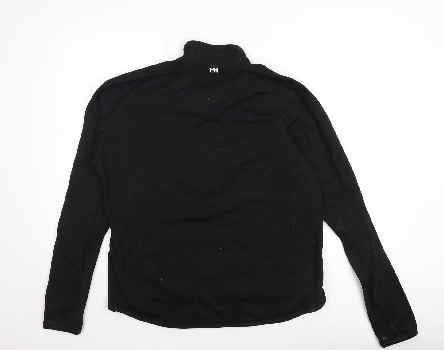 Helly Hansen Men's Black Fleece 1/4 Zip Pullover Sweatshirt L