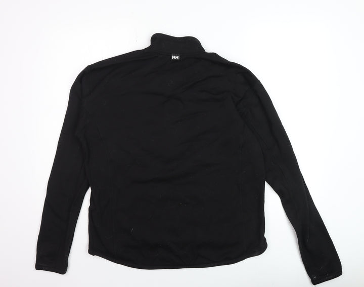 Helly Hansen Men's Black Fleece 1/4 Zip Pullover Sweatshirt L