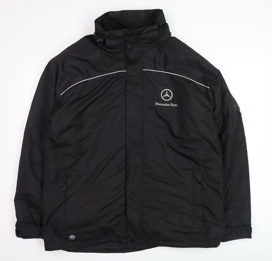 Stormtech Men's Black Waterproof Parka Jacket M Reflective Mercedes-Benz