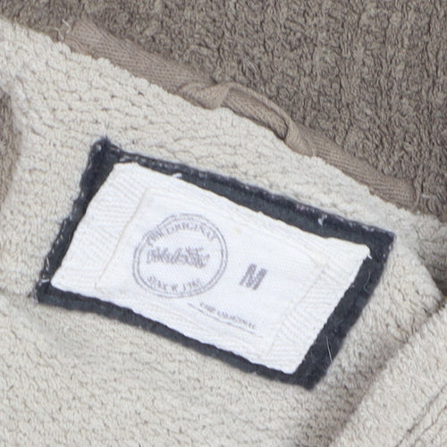 Wolsey Men's Beige 1/2 Zip High Neck Knit Jumper Size M