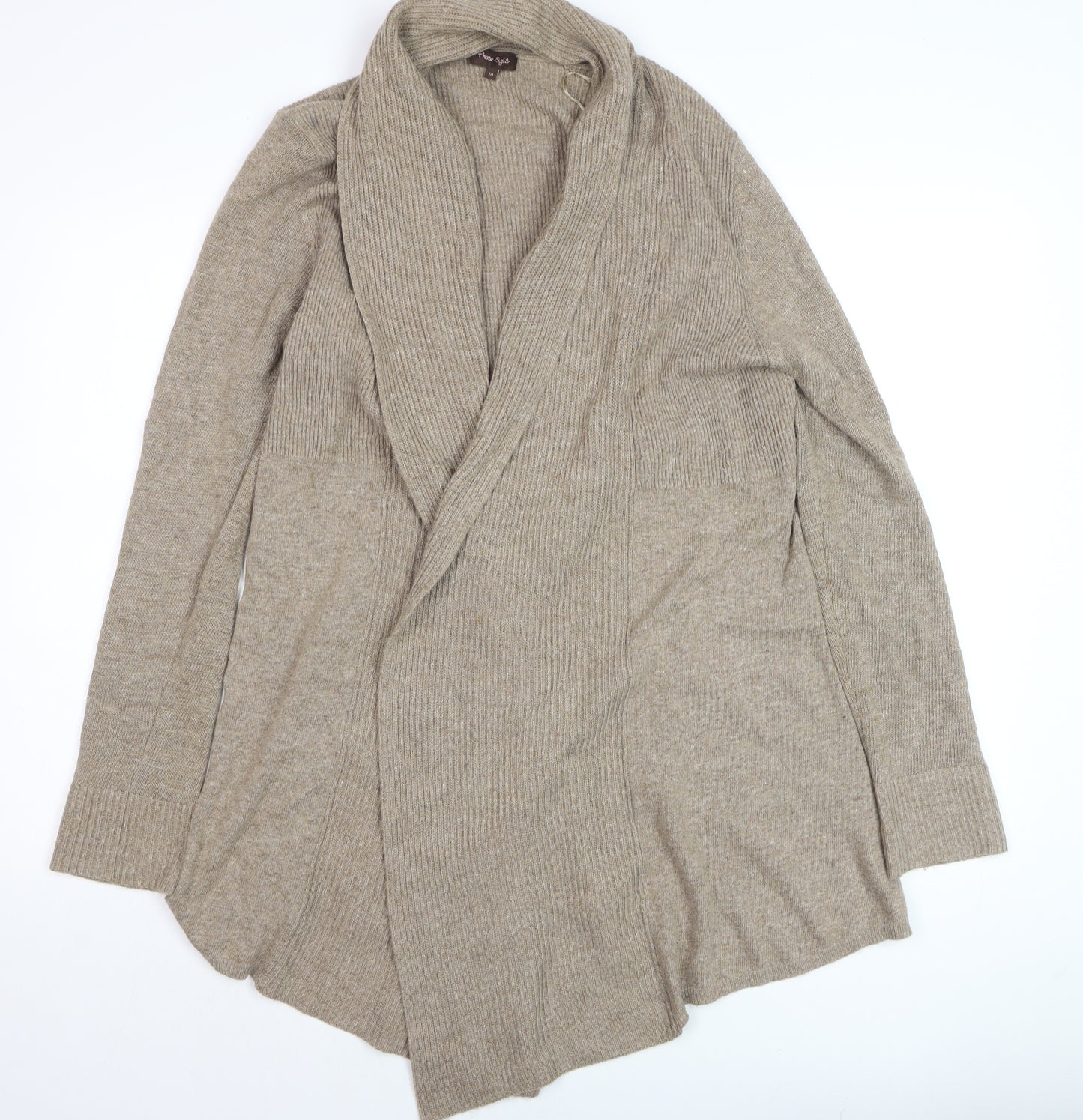 Phase Eight Women’s Beige Long Sleeve Knit Cardigan Size 14