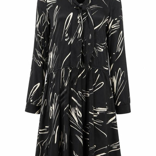 Marks and Spencer Women’s Black Abstract Shirt Dress Size 14