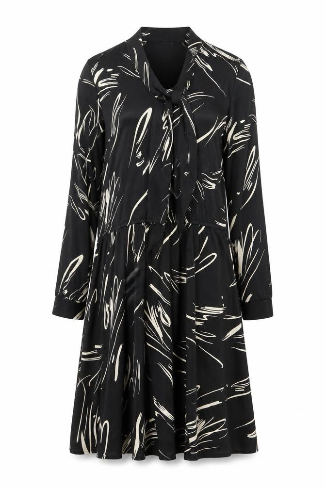Marks and Spencer Women’s Black Abstract Shirt Dress Size 14