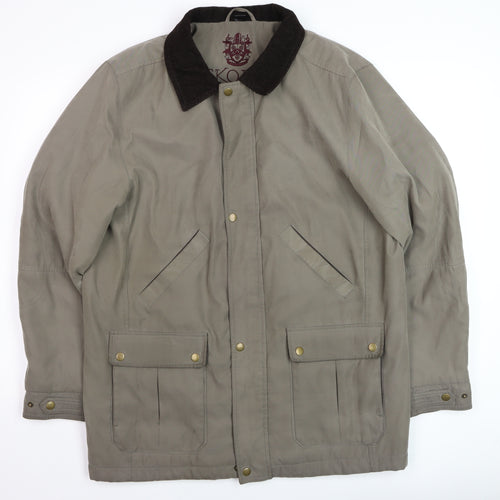 Skopes Men's Green Coniston Field Jacket M Mid-Length Polyester Twill