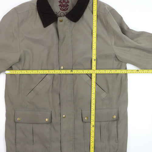 Skopes Men's Green Coniston Field Jacket M Mid-Length Polyester Twill