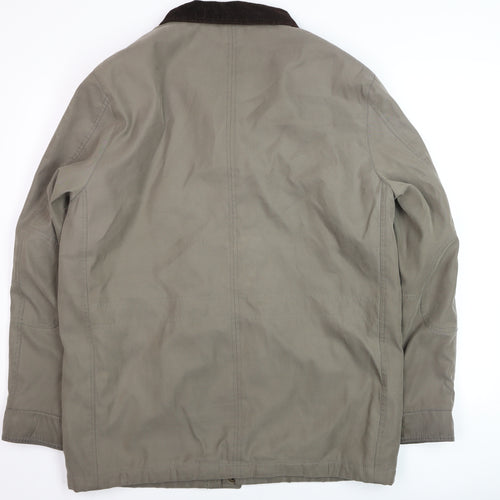 Skopes Men's Green Coniston Field Jacket M Mid-Length Polyester Twill