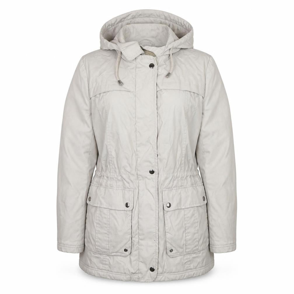 Marks and Spencer Women’s Beige Hooded Parka Jacket Size 14