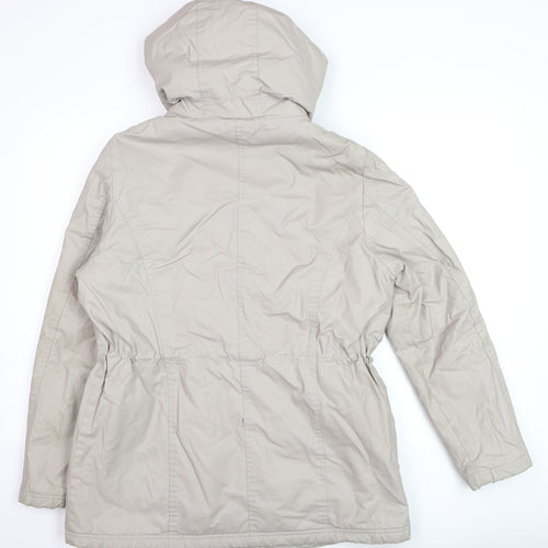 Marks and Spencer Women’s Beige Hooded Parka Jacket Size 14
