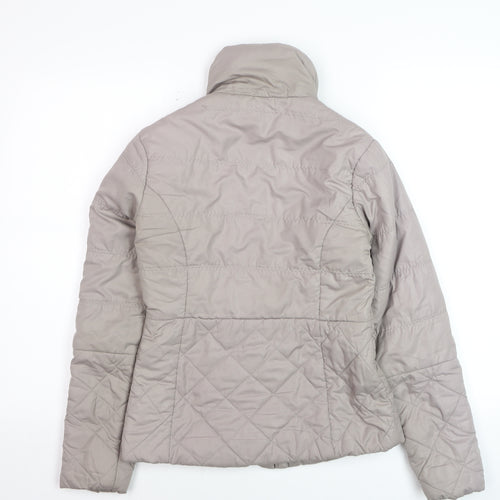 Top Secret Women Beige Quilted Puffer Jacket Size 6