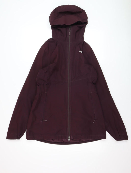 The North Face Women's Purple Waterproof Hooded Jacket Size M