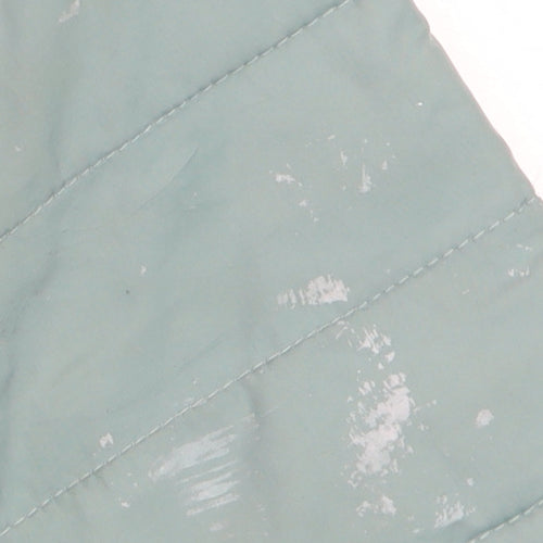 Columbia Womens Green Hooded Puffer Jacket M Winter Outdoor Zip Coat