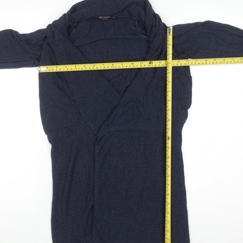 Marks and Spencer Womens Blue Knit Long Sleeve Cardigan Size S