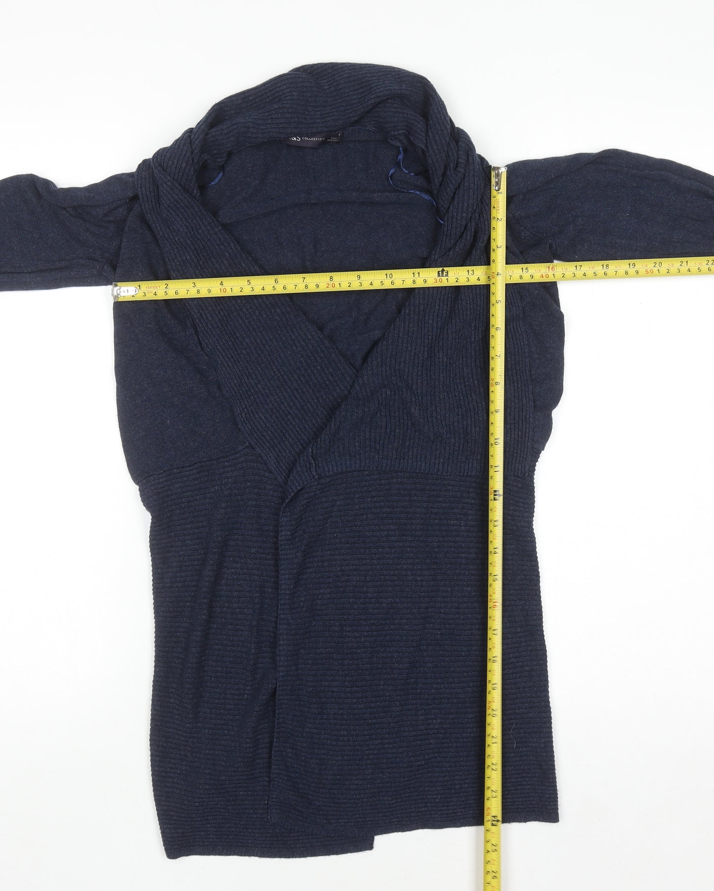 Marks and Spencer Womens Blue Knit Long Sleeve Cardigan Size S