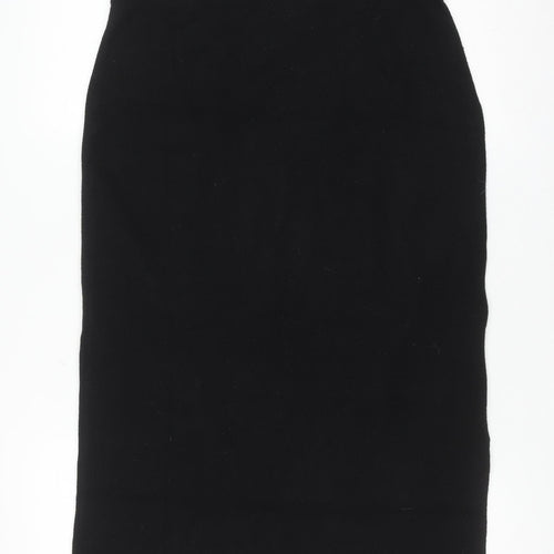 Lands' End Women's Black Knit Midi Pencil Skirt Size M