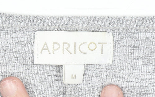 Apricot Womens Grey Knit Relaxed Pullover Jumper Size M