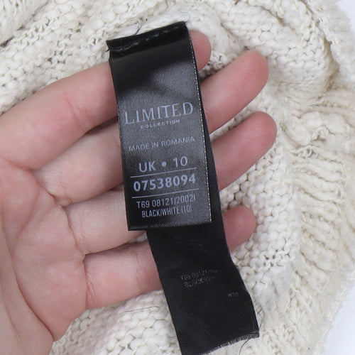 Marks and Spencer Women’s Ivory Heart Knit Jumper Size 10