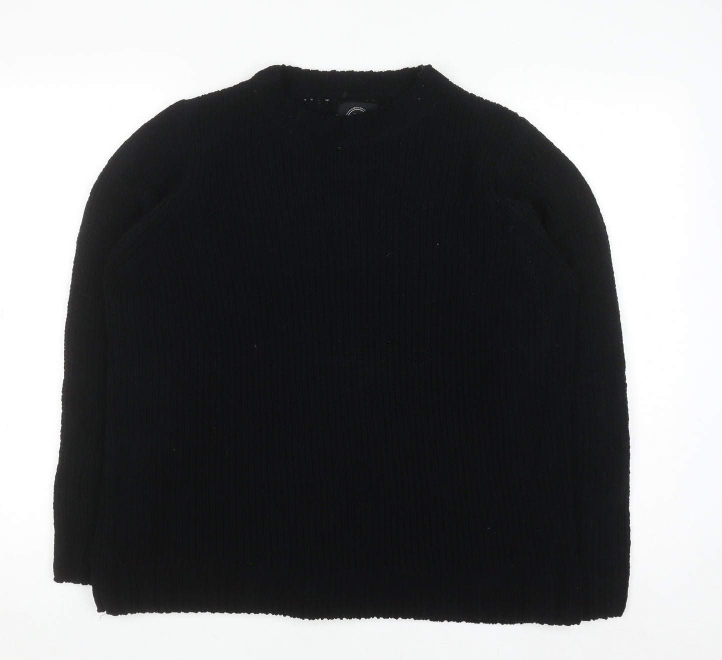 Ridge & Co Womens Black Knit Pullover Jumper Size 10