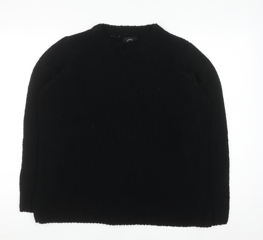 Ridge & Co Womens Black Knit Pullover Jumper Size 10
