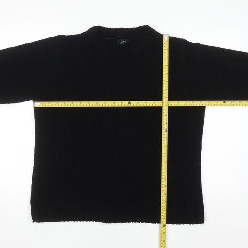 Ridge & Co Womens Black Knit Pullover Jumper Size 10