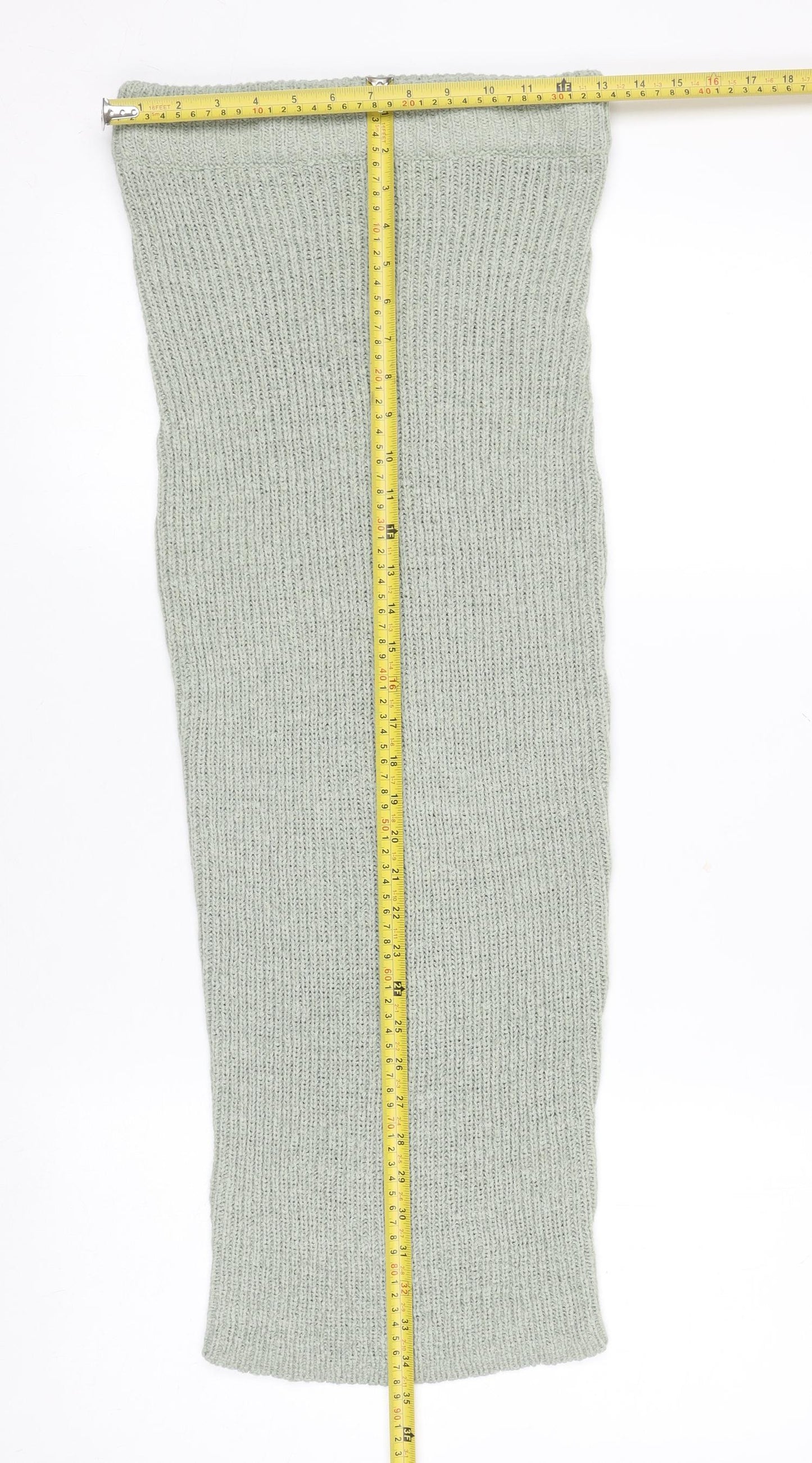 PrettyLittleThing Women’s Grey Knit Bodycon Midi Dress Size S
