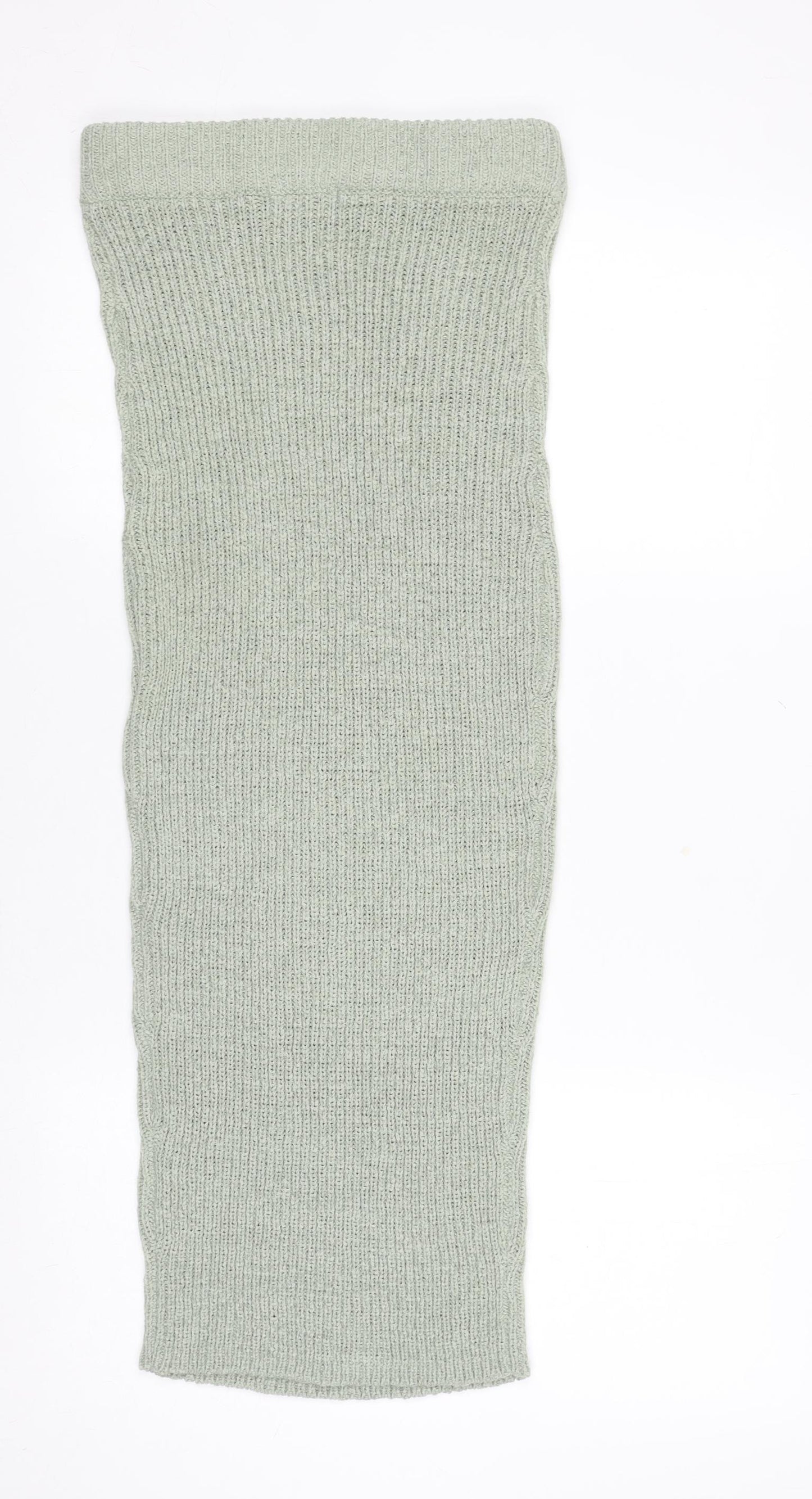 PrettyLittleThing Women’s Grey Knit Bodycon Midi Dress Size S