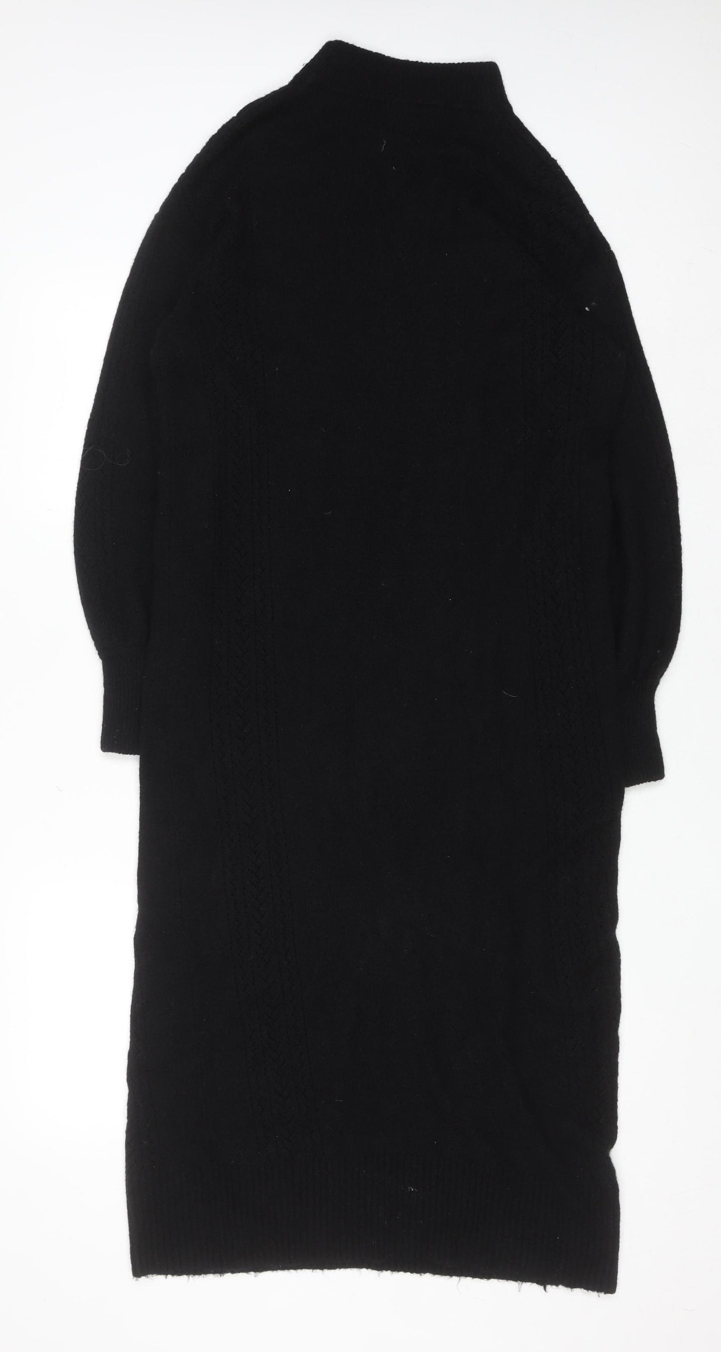 Nobody's Child Women's Black Knit Jumper Dress Size 8