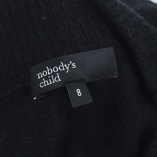 Nobody's Child Women's Black Knit Jumper Dress Size 8