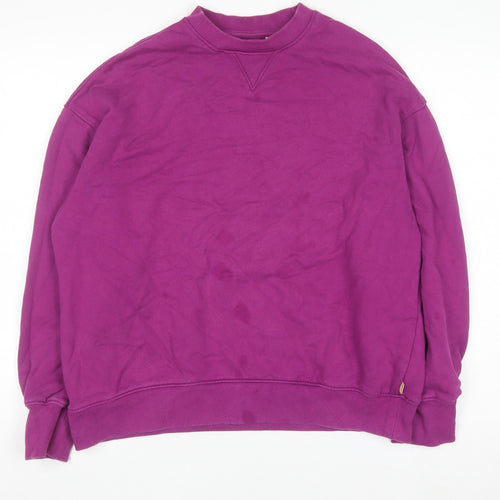 Levi's Gold Tab Women's Purple Cotton Crew Neck Sweatshirt Size S
