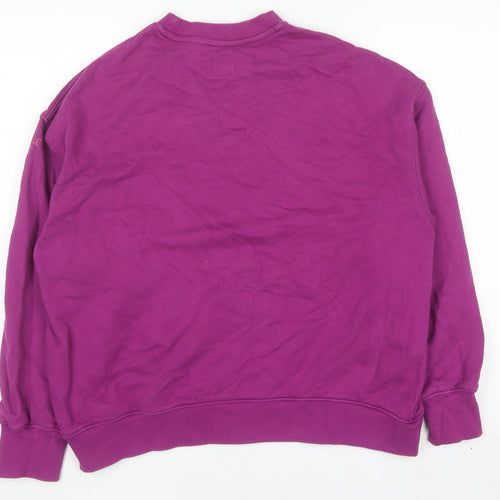 Levi's Gold Tab Women's Purple Cotton Crew Neck Sweatshirt Size S