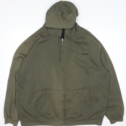 Southbay Men's Green XL Full Zip Hoodie with Pockets