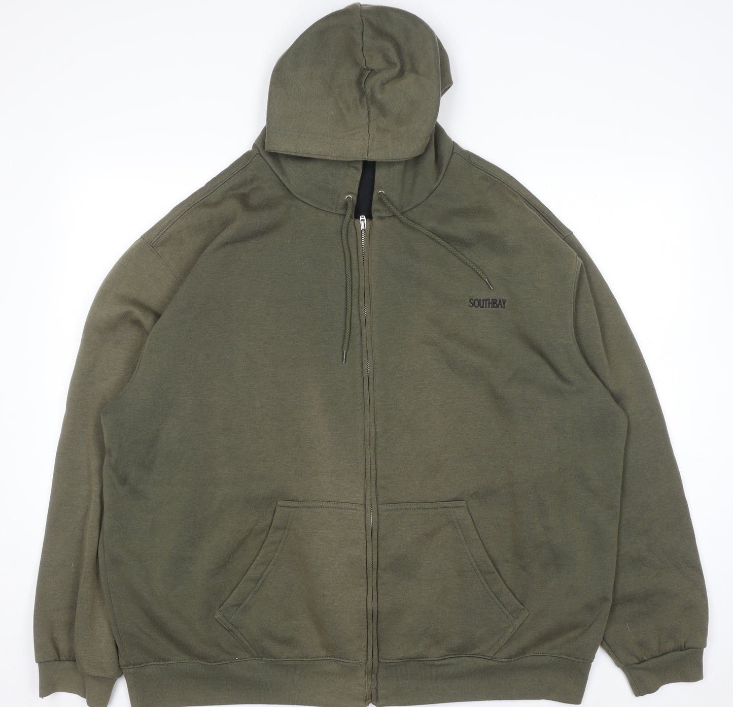 Southbay Men's Green XL Full Zip Hoodie with Pockets