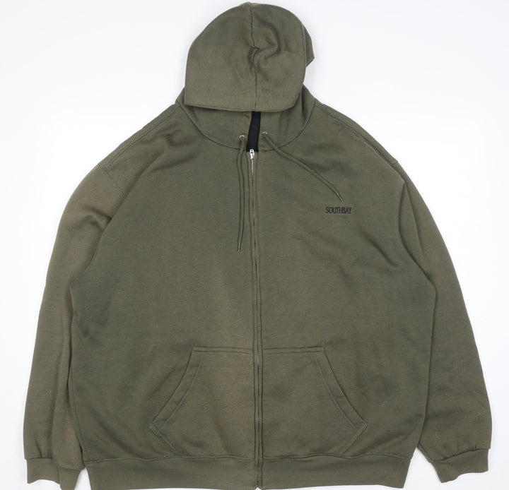 Southbay Men's Green XL Full Zip Hoodie with Pockets