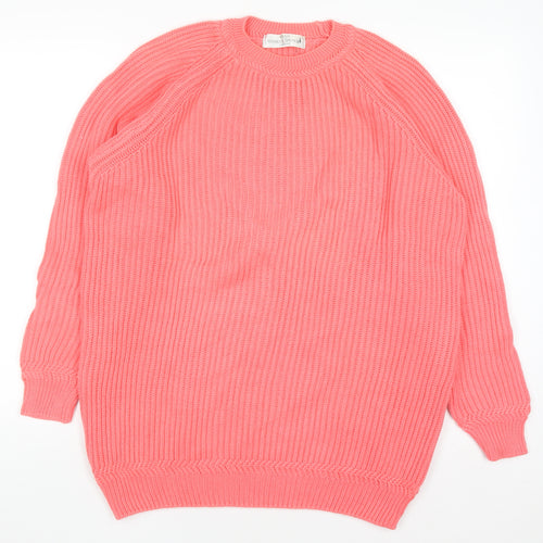 Marks and Spencer Women’s Pink Cotton Knit Jumper Size 10