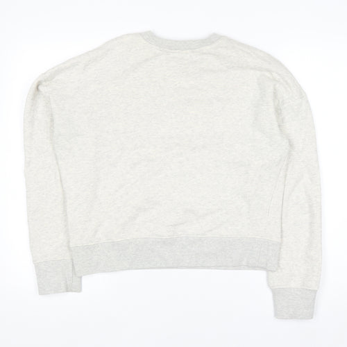 Scotch & Soda Womens Grey Pullover Sweatshirt Small Organic Cotton