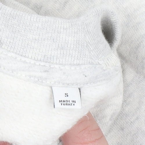 Scotch & Soda Womens Grey Pullover Sweatshirt Small Organic Cotton