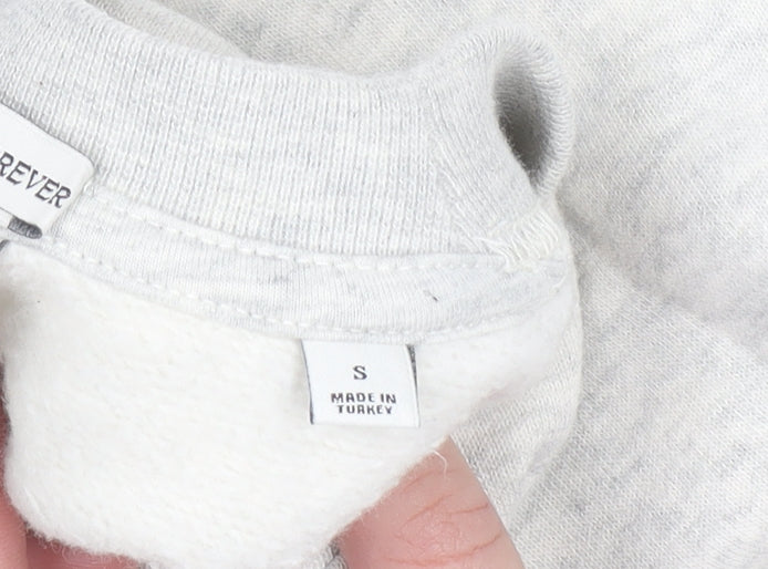 Scotch & Soda Womens Grey Pullover Sweatshirt Small Organic Cotton