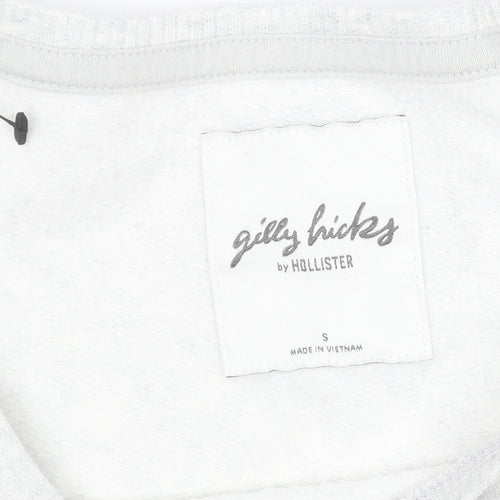 Gilly Hicks by Hollister Womens Grey Small Pullover Sweatshirt