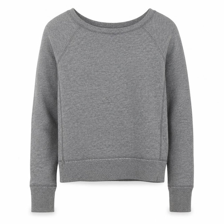 Abercrombie & Fitch Womens Grey XS Pullover Sweatshirt Embroidered Logo