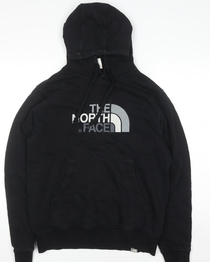 The North Face Mens Black Medium Pullover Hoodie Cotton Logo