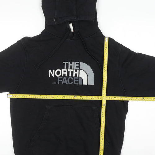 The North Face Mens Black Medium Pullover Hoodie Cotton Logo