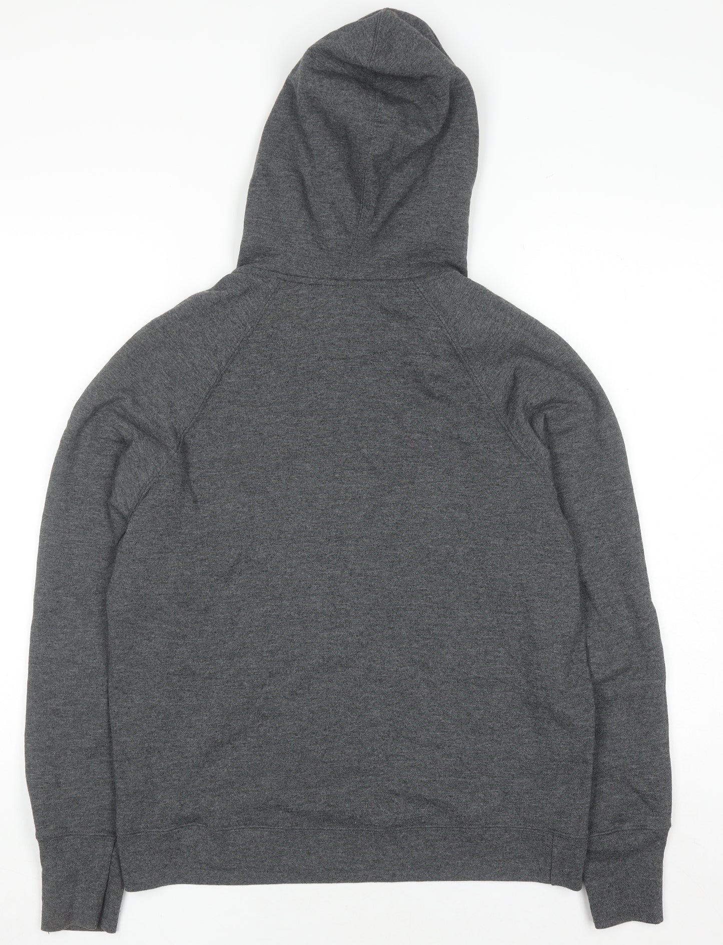 Champion Men's Grey Pullover Hoodie Small Embroidered Logo