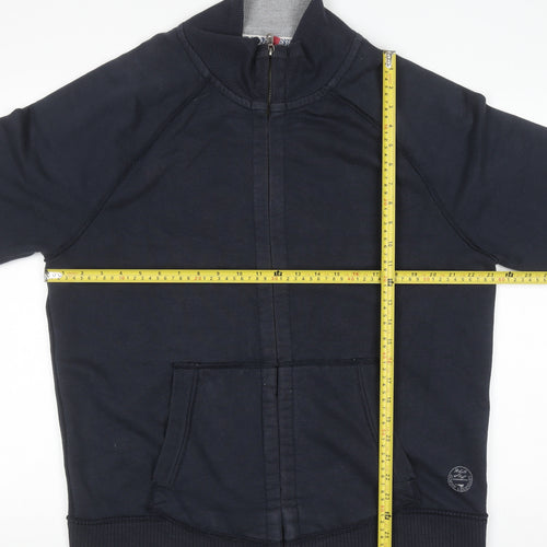 White Stuff Men's Blue 2XL Full Zip Sweatshirt
