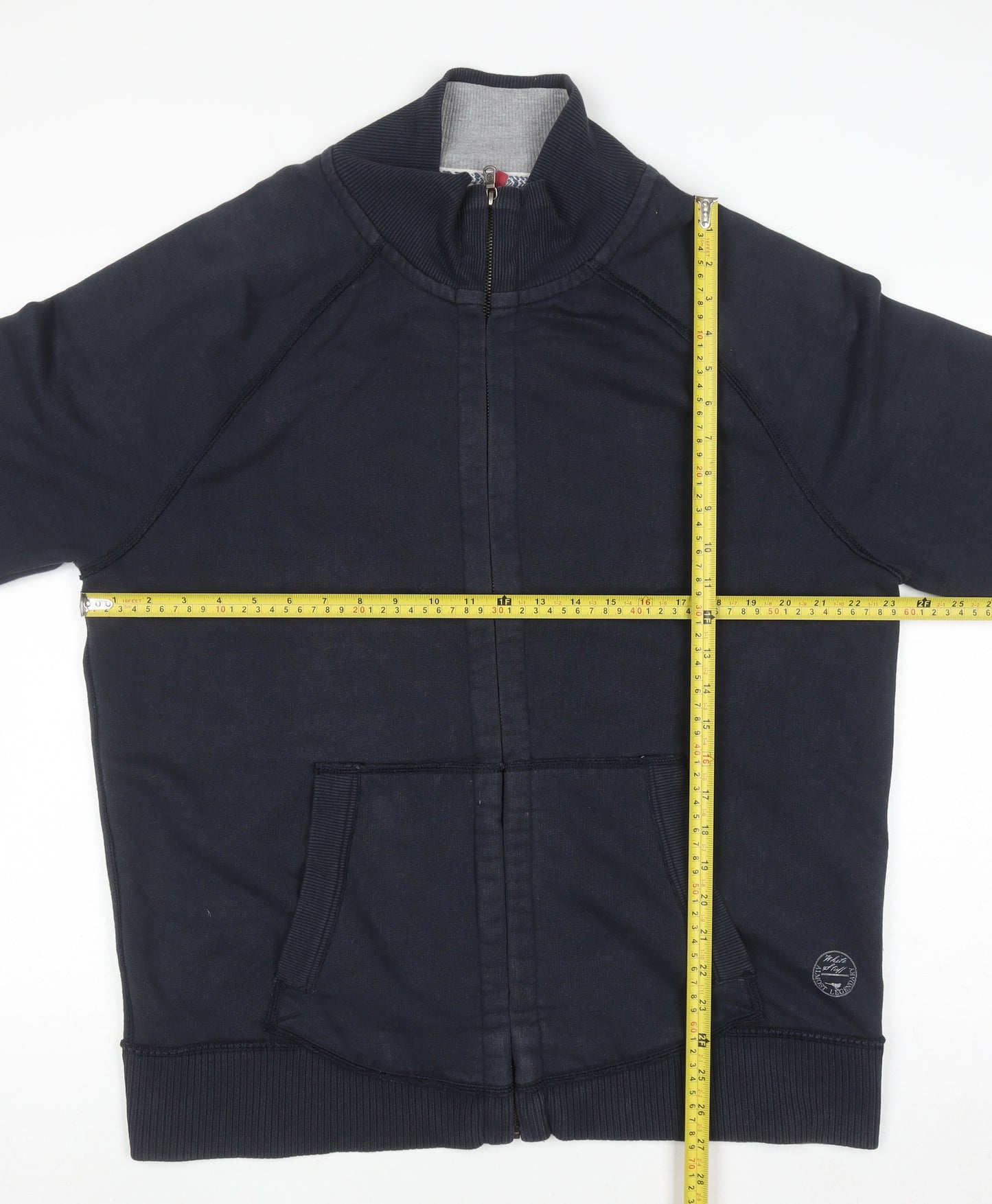 White Stuff Men's Blue 2XL Full Zip Sweatshirt
