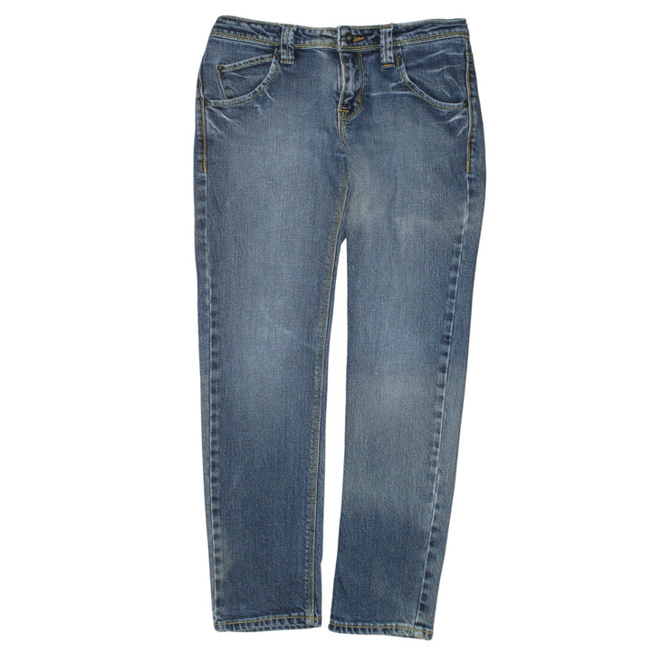 Lee Women's Blue Straight Leg Jeans Size 29 Cotton Denim
