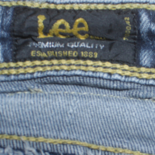 Lee Women's Blue Straight Leg Jeans Size 29 Cotton Denim