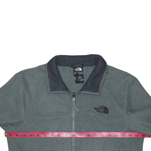 The North Face Men's Green Fleece Full Zip Jacket Size S