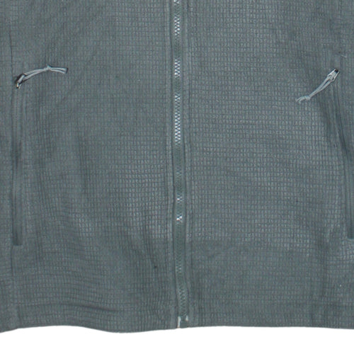 The North Face Men's Green Fleece Full Zip Jacket Size S